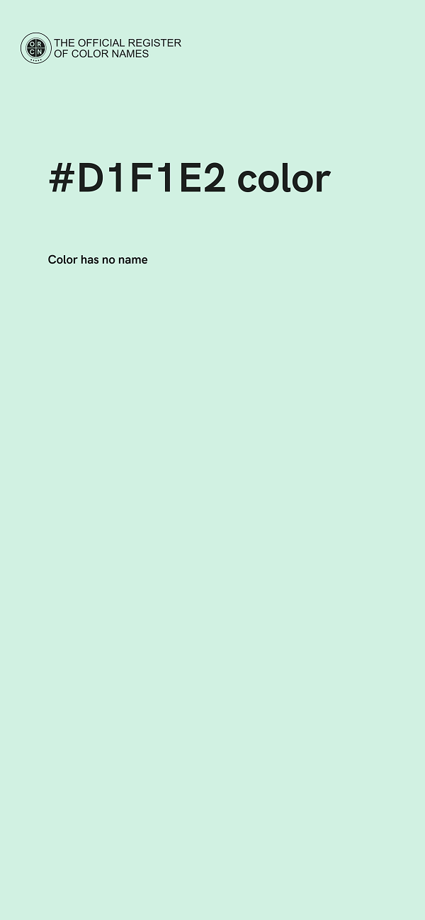 #D1F1E2 color image