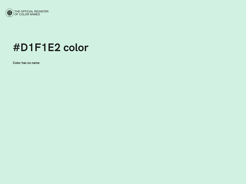 #D1F1E2 color image