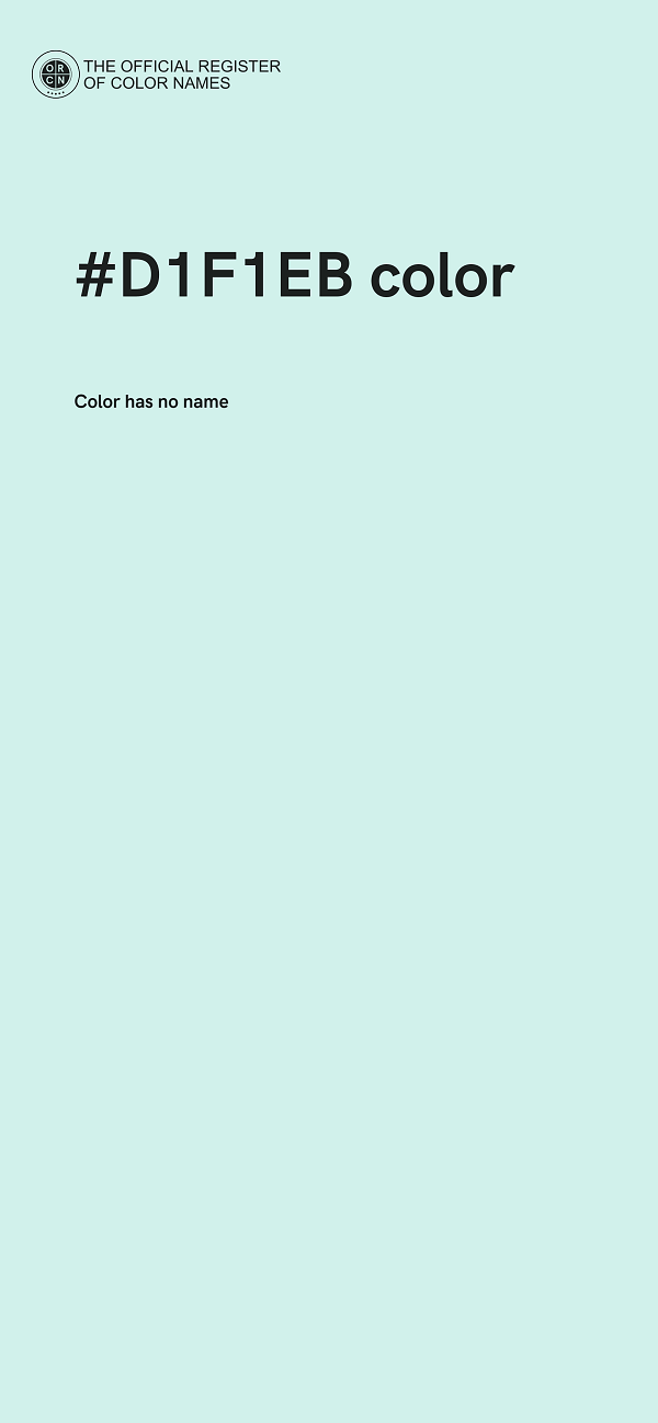 #D1F1EB color image