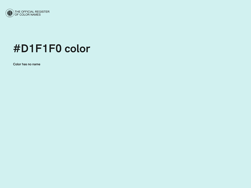 #D1F1F0 color image