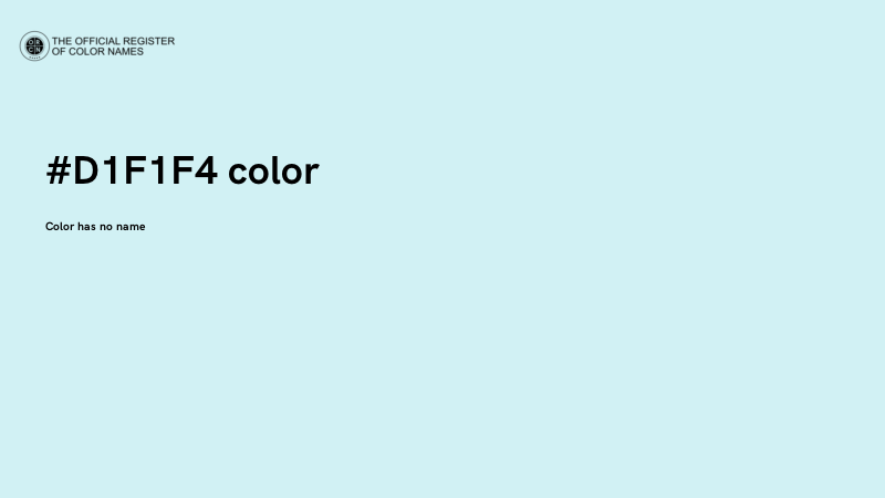 #D1F1F4 color image