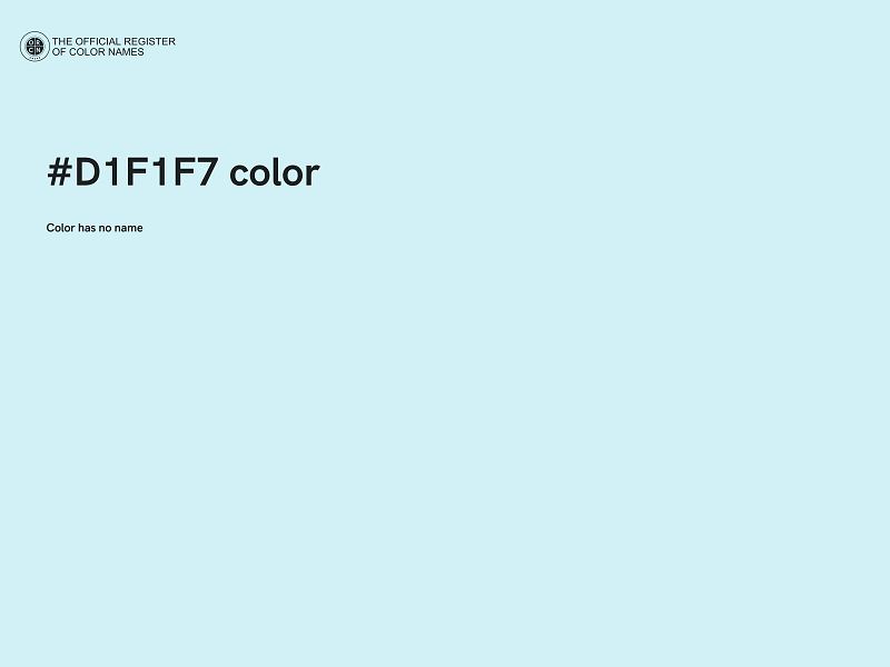 #D1F1F7 color image