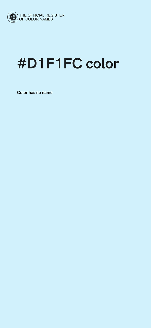 #D1F1FC color image