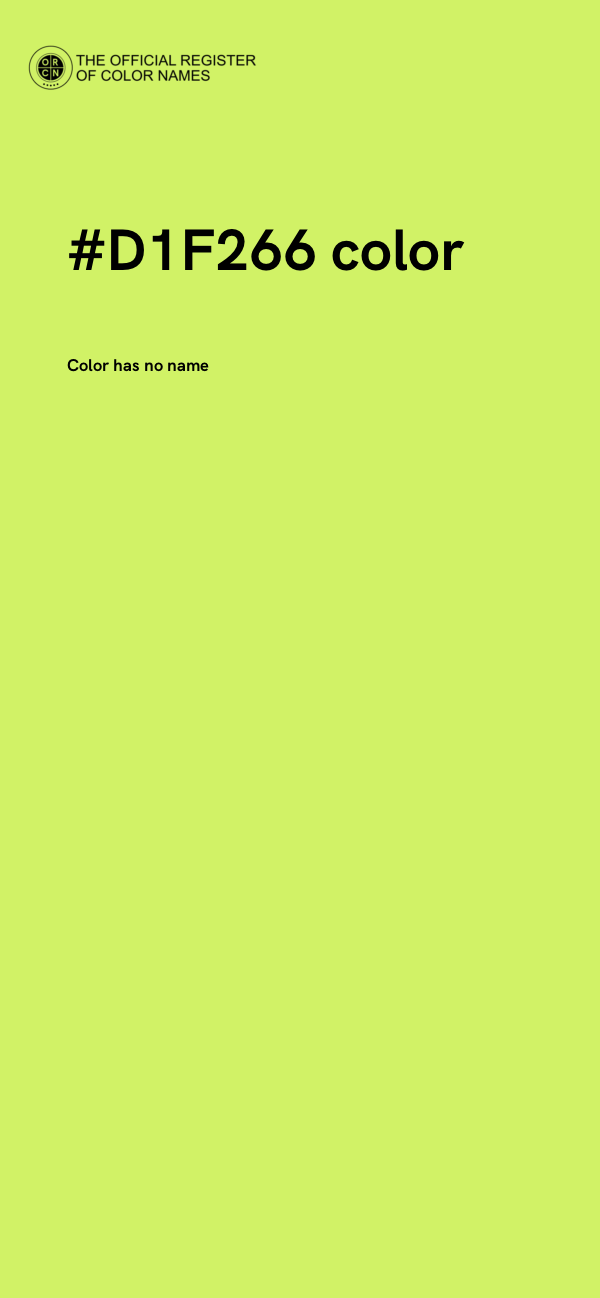 #D1F266 color image