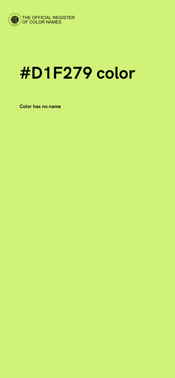 #D1F279 color image