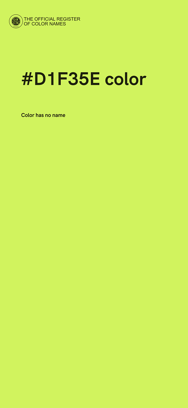#D1F35E color image