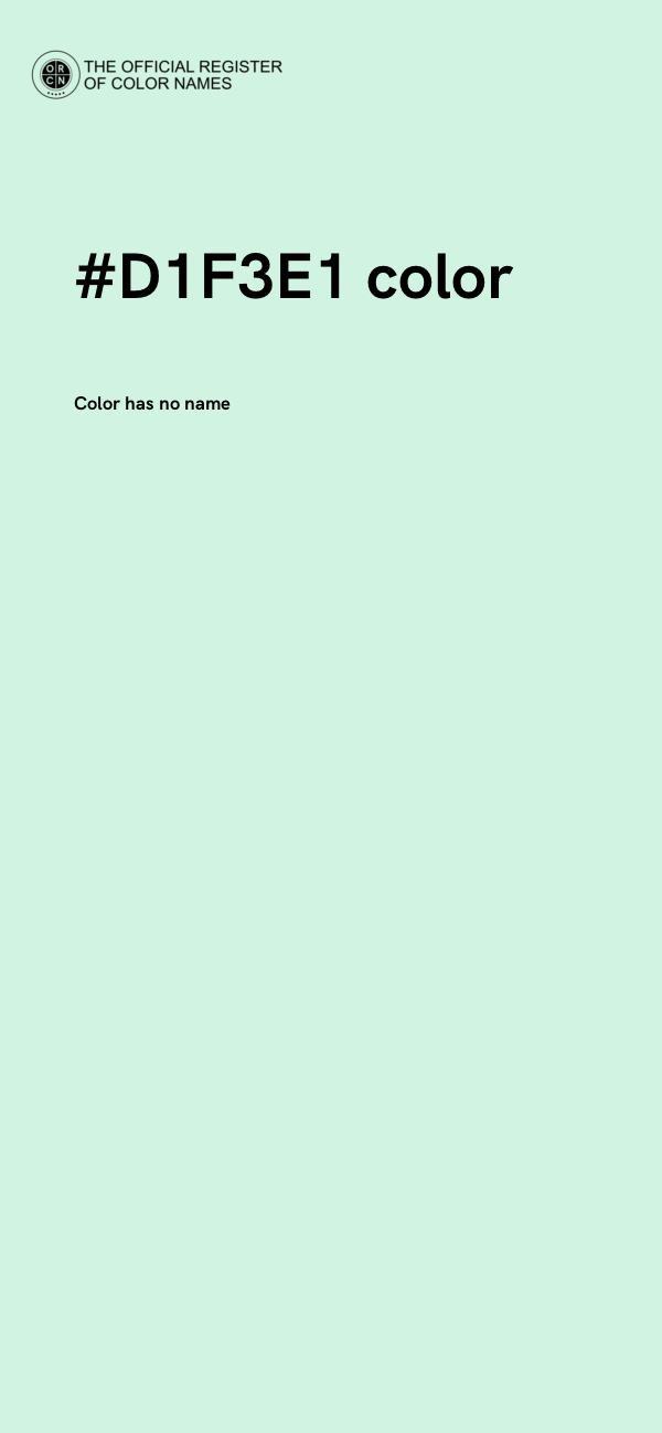#D1F3E1 color image