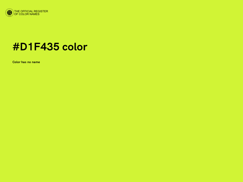 #D1F435 color image