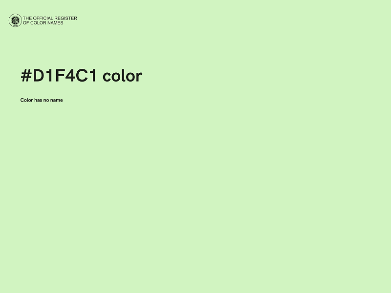 #D1F4C1 color image