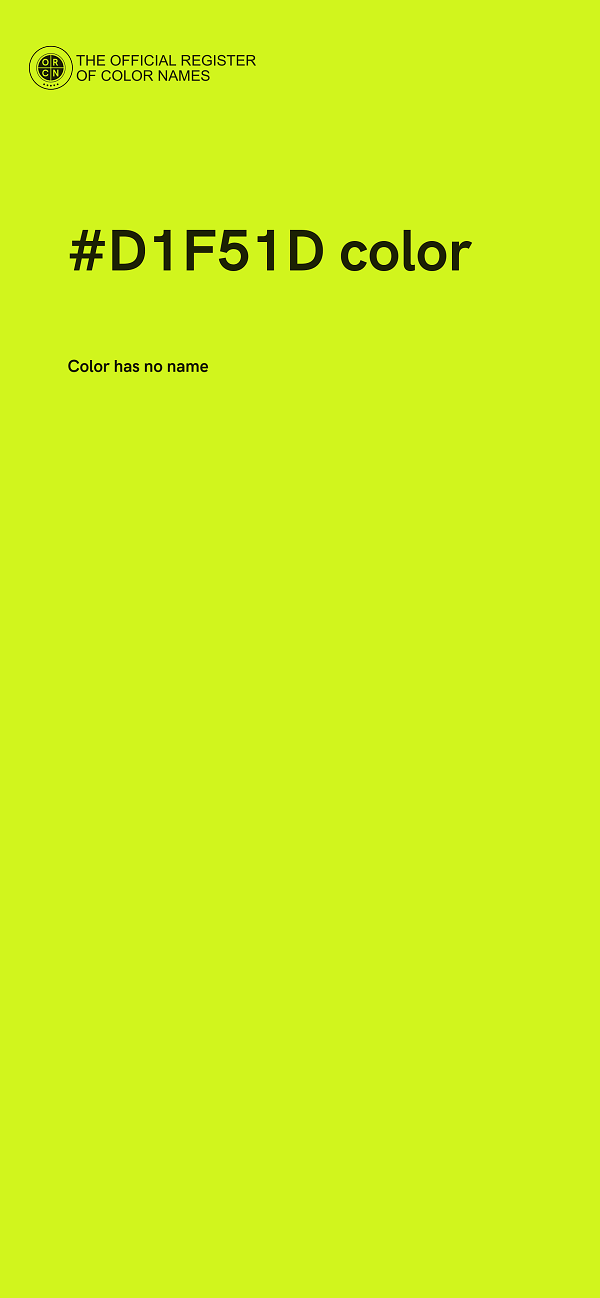 #D1F51D color image