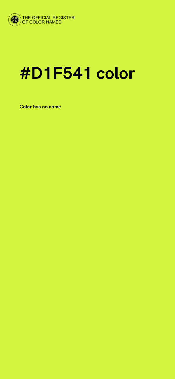 #D1F541 color image