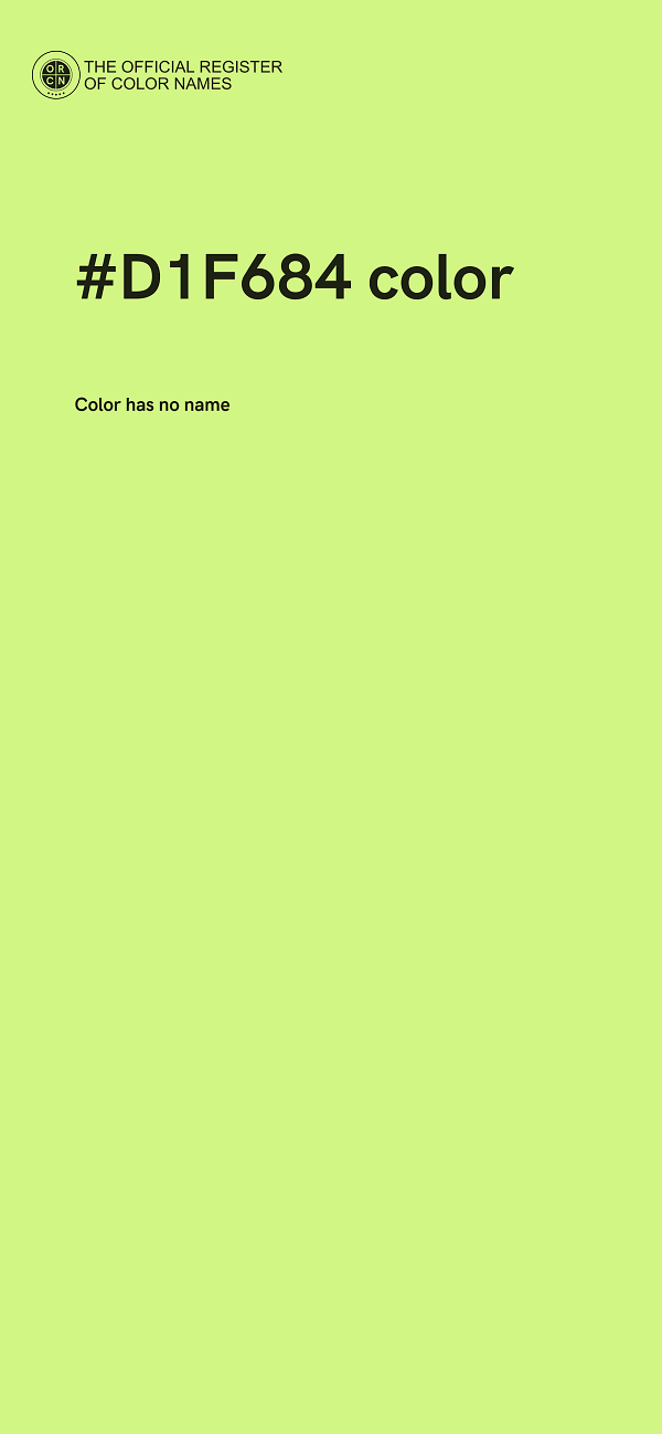 #D1F684 color image