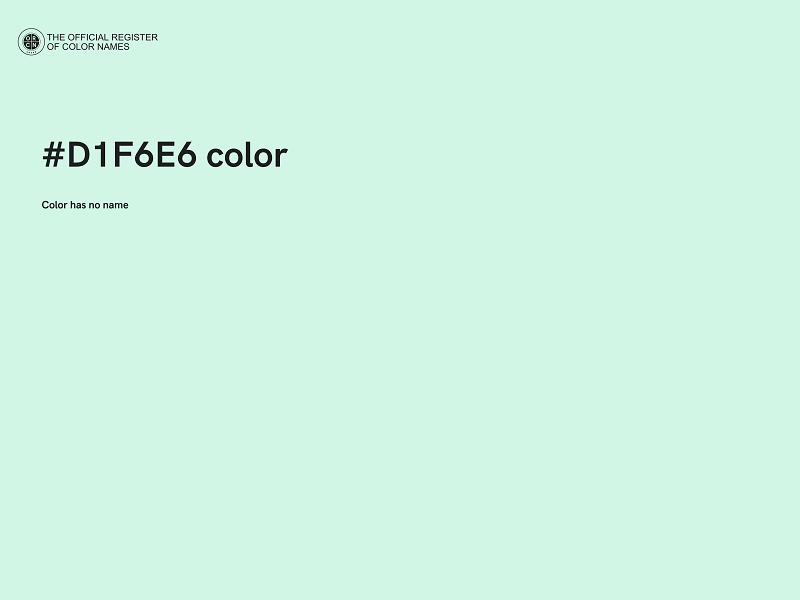 #D1F6E6 color image