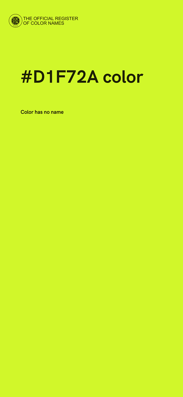 #D1F72A color image