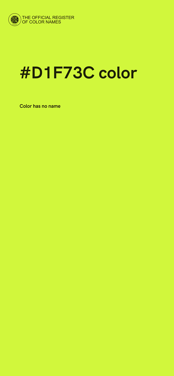 #D1F73C color image