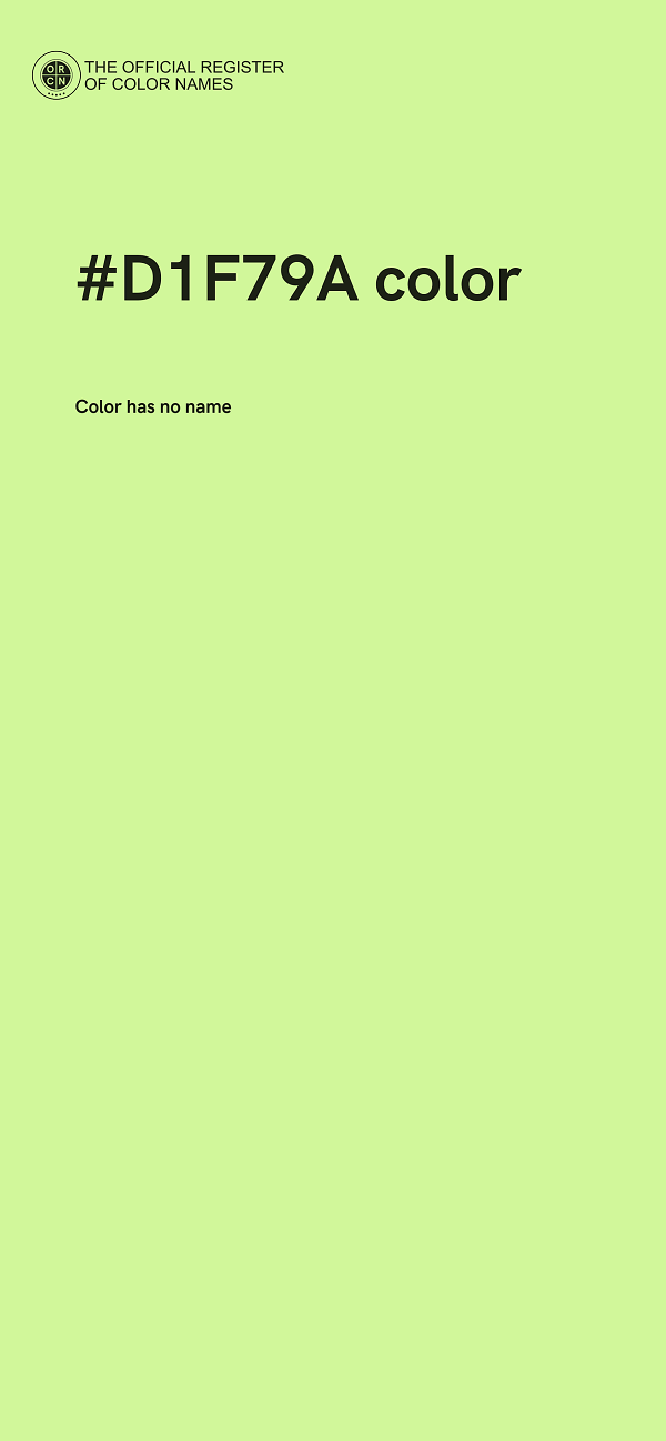 #D1F79A color image
