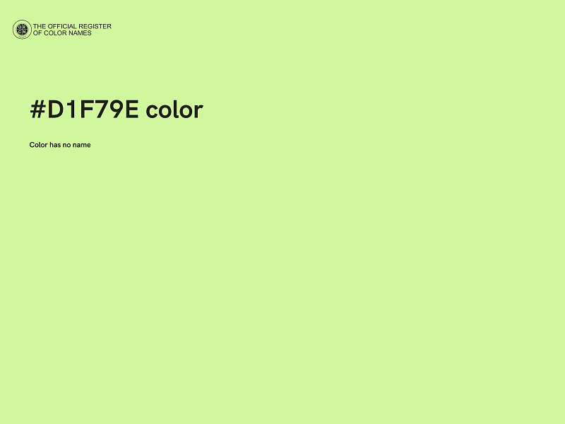 #D1F79E color image
