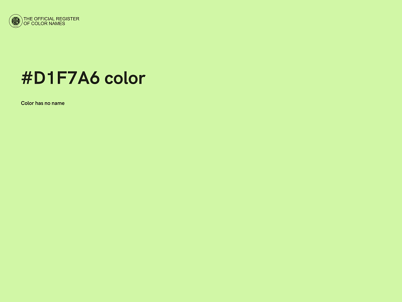 #D1F7A6 color image