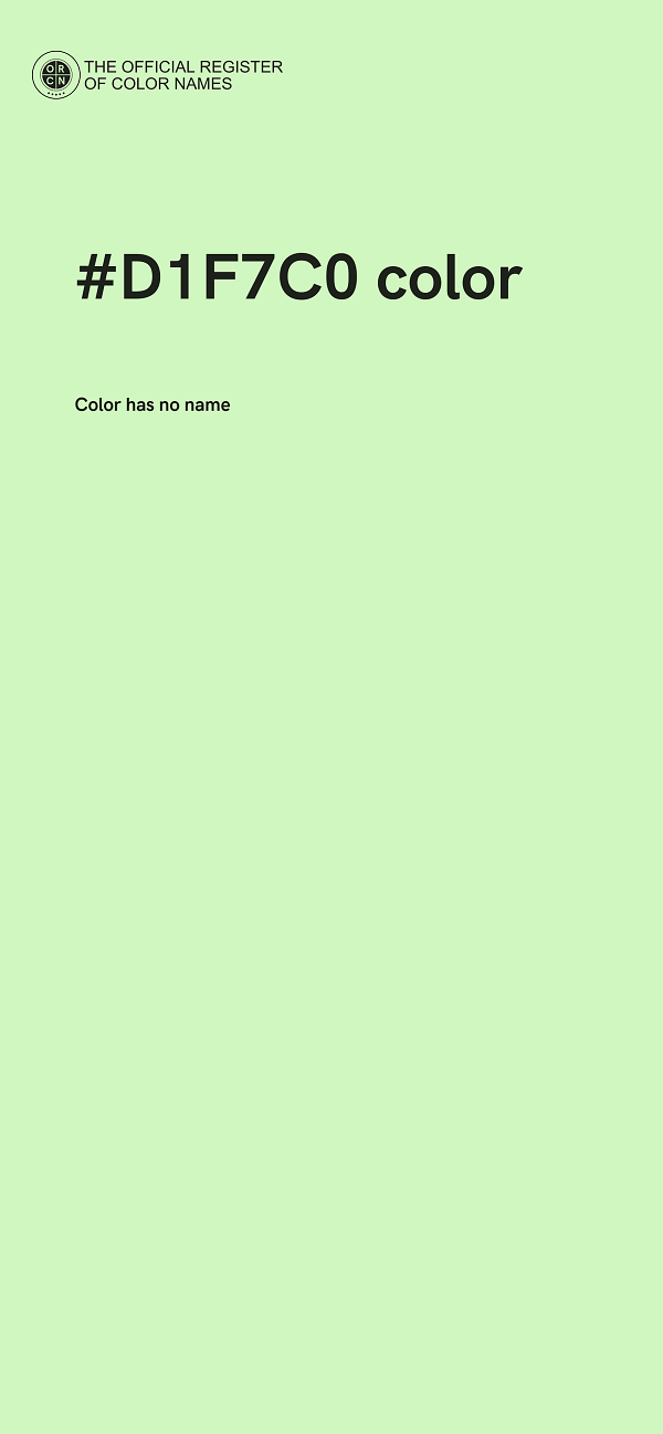 #D1F7C0 color image