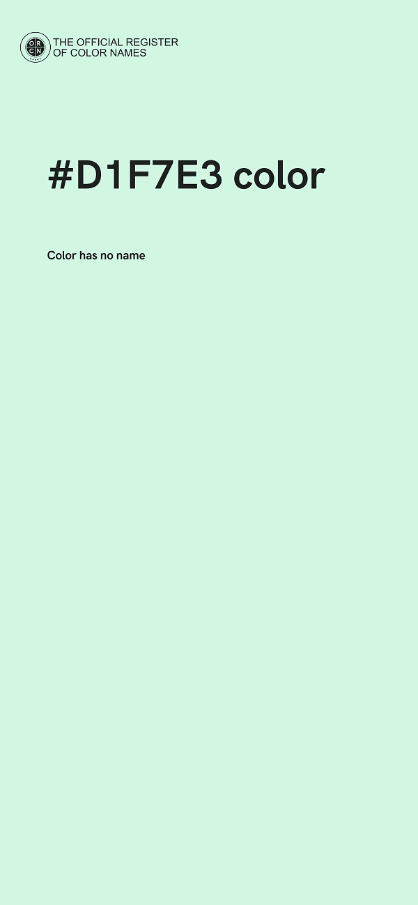 #D1F7E3 color image