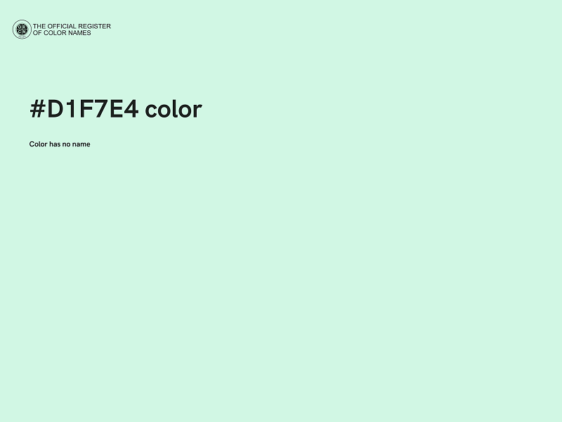 #D1F7E4 color image