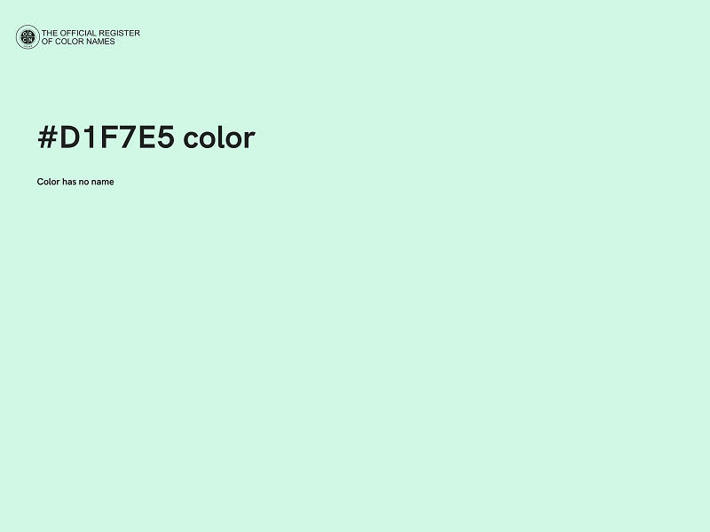 #D1F7E5 color image
