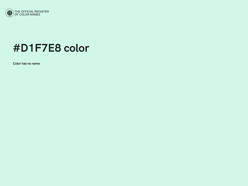 #D1F7E8 color image