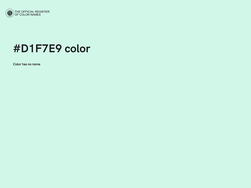 #D1F7E9 color image