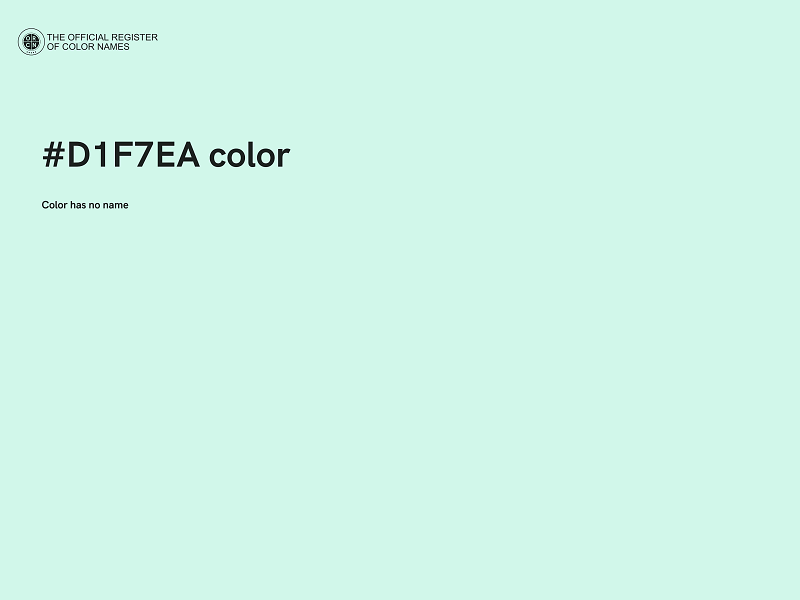 #D1F7EA color image