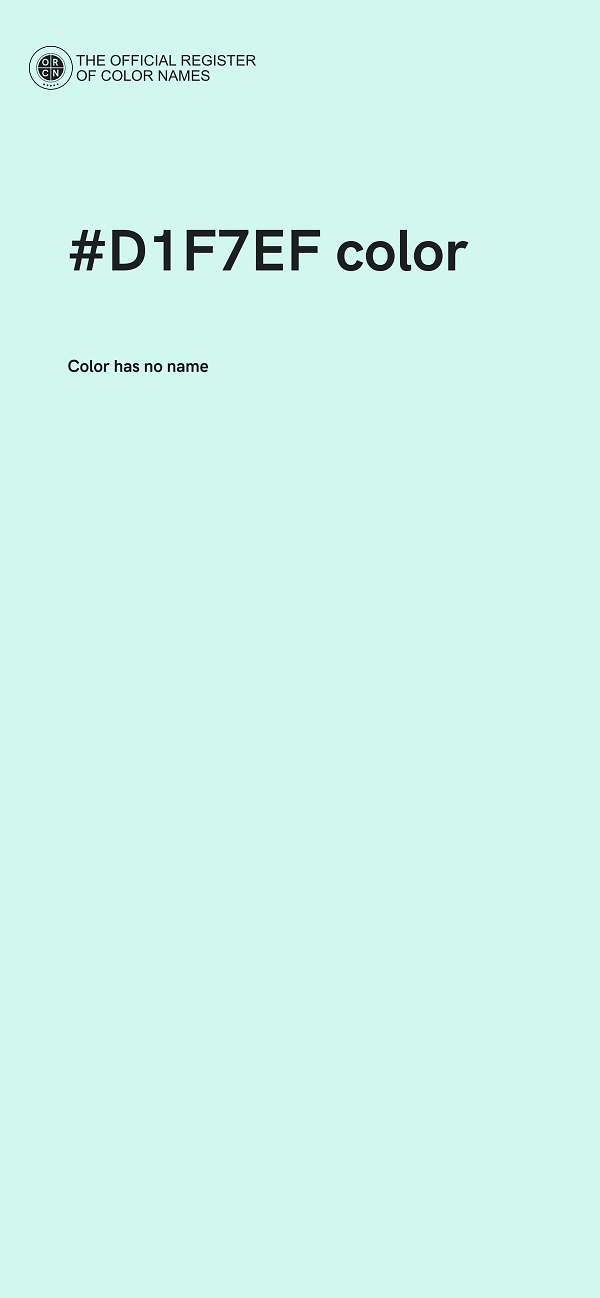 #D1F7EF color image