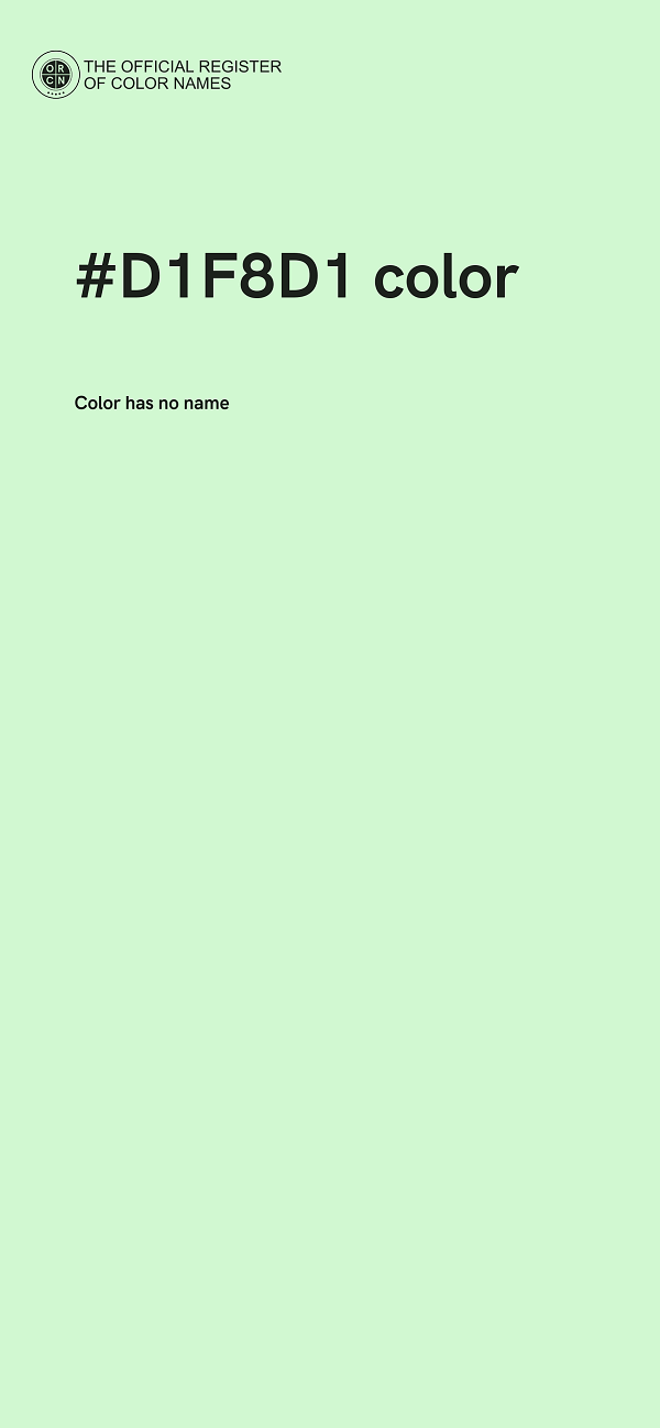 #D1F8D1 color image