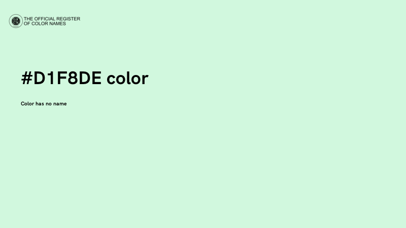 #D1F8DE color image