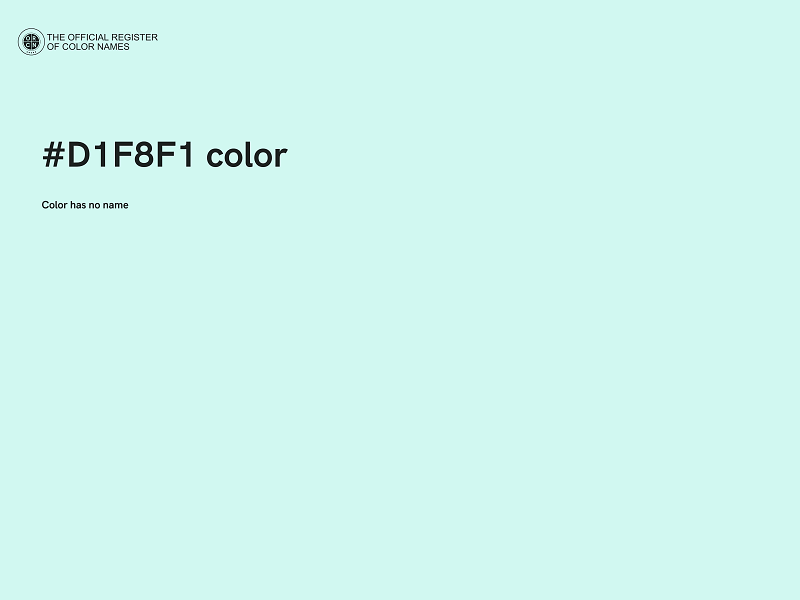 #D1F8F1 color image