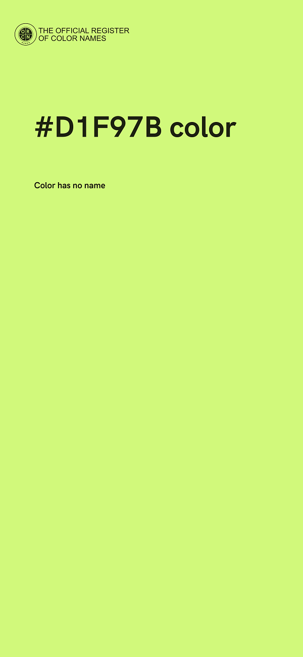 #D1F97B color image