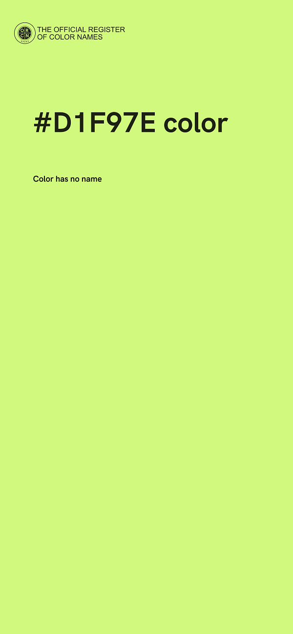 #D1F97E color image