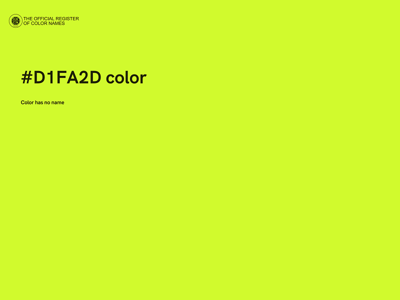 #D1FA2D color image