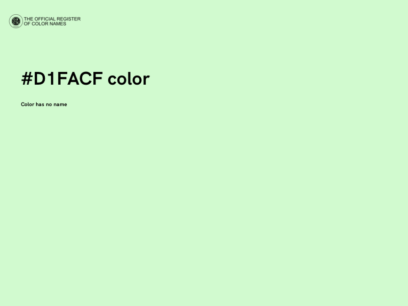 #D1FACF color image