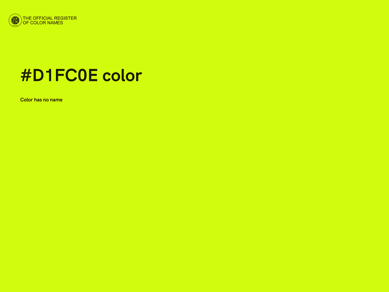 #D1FC0E color image