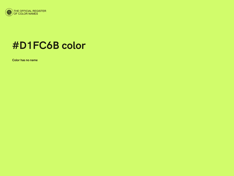 #D1FC6B color image