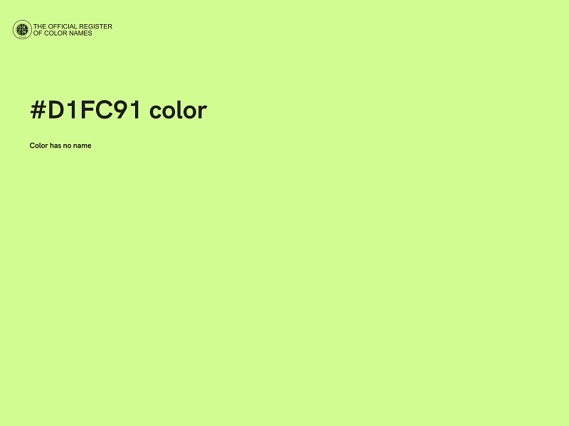 #D1FC91 color image