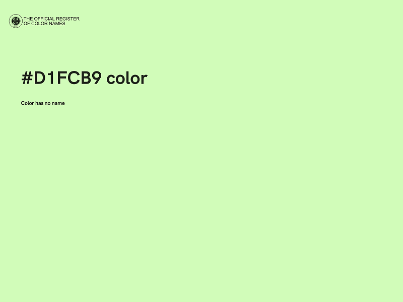 #D1FCB9 color image
