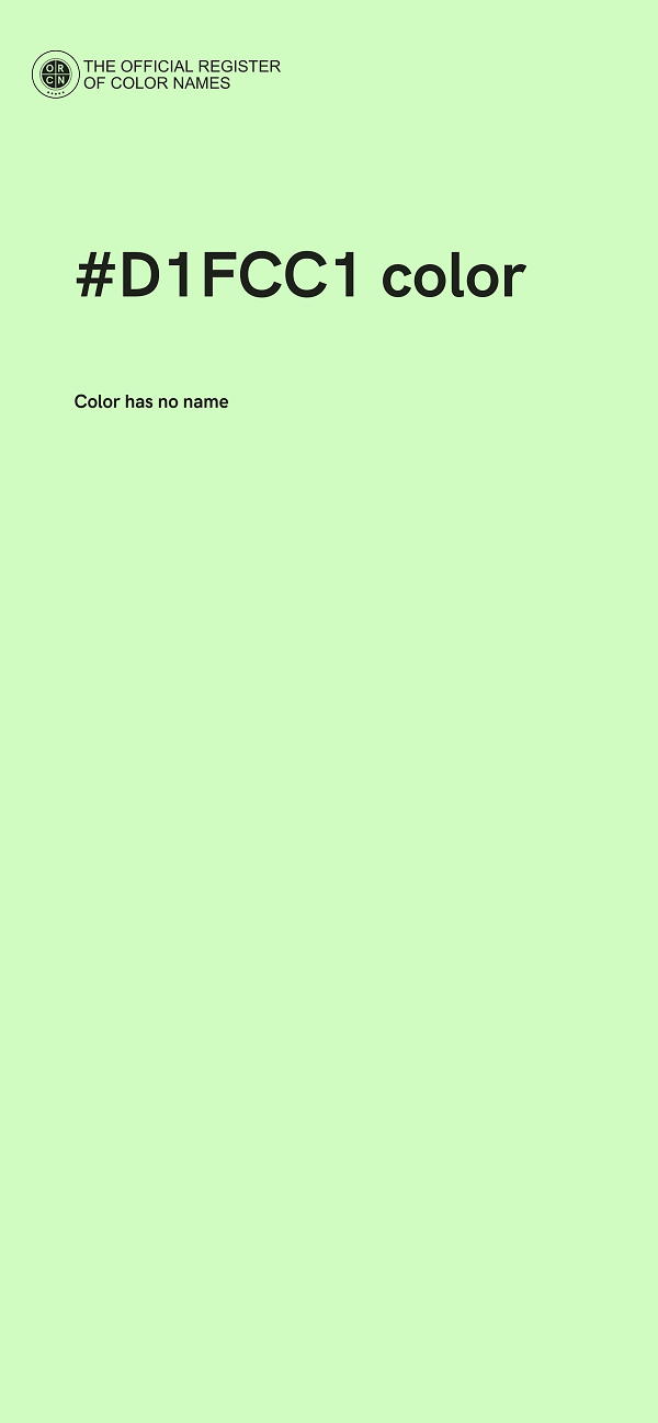#D1FCC1 color image