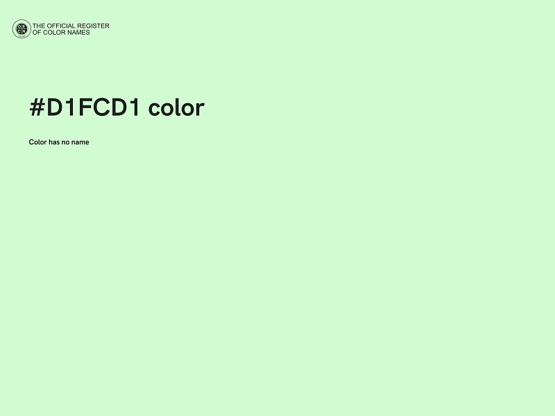 #D1FCD1 color image