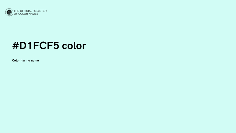 #D1FCF5 color image