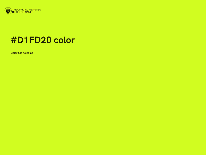 #D1FD20 color image