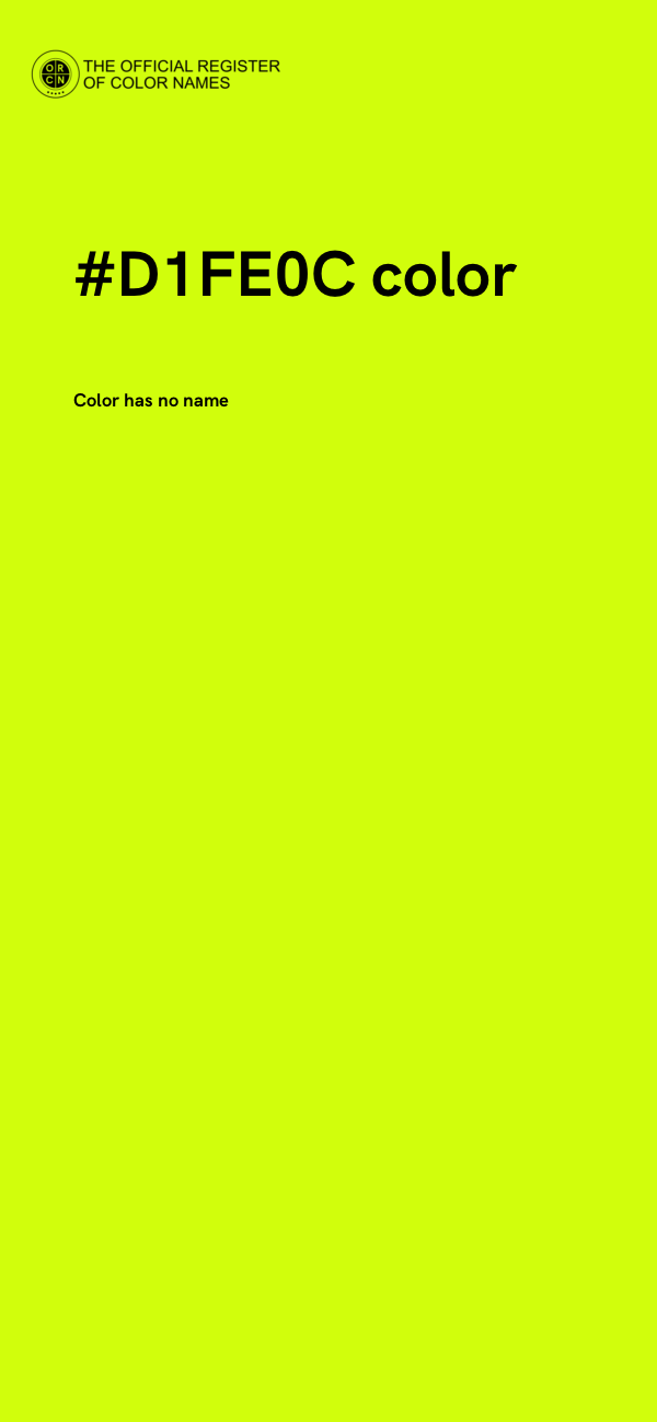 #D1FE0C color image