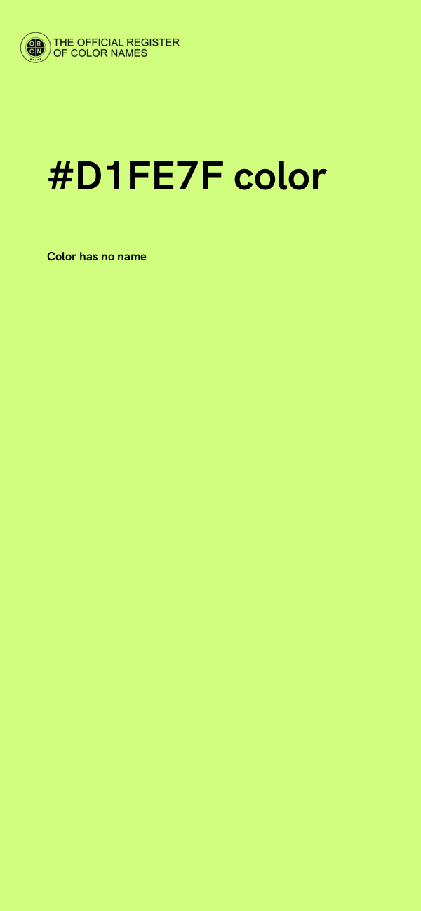#D1FE7F color image