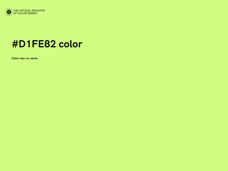 #D1FE82 color image