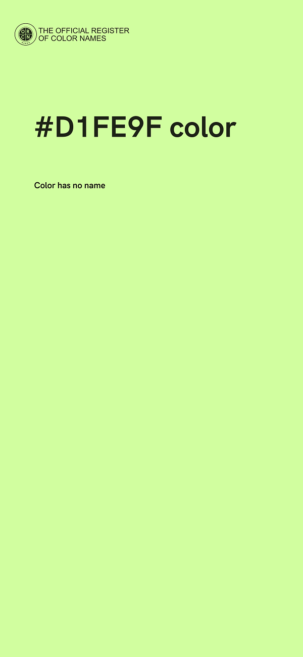 #D1FE9F color image