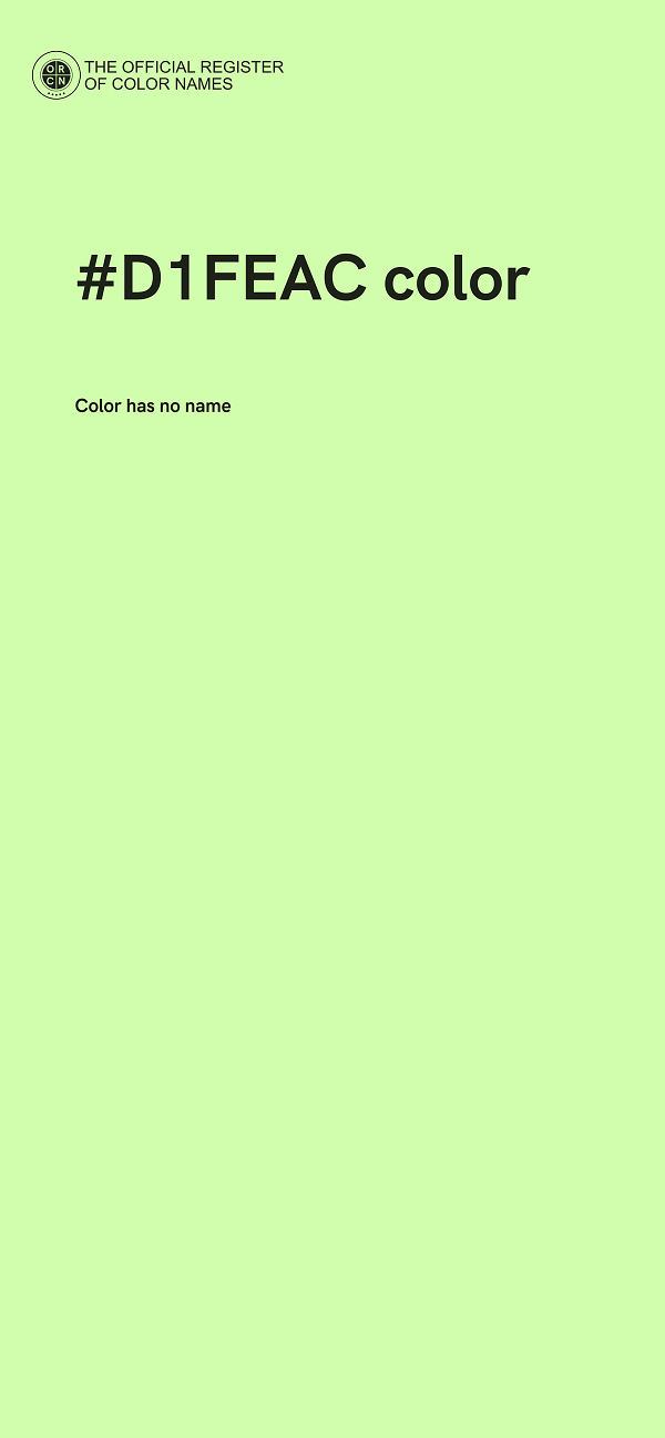 #D1FEAC color image